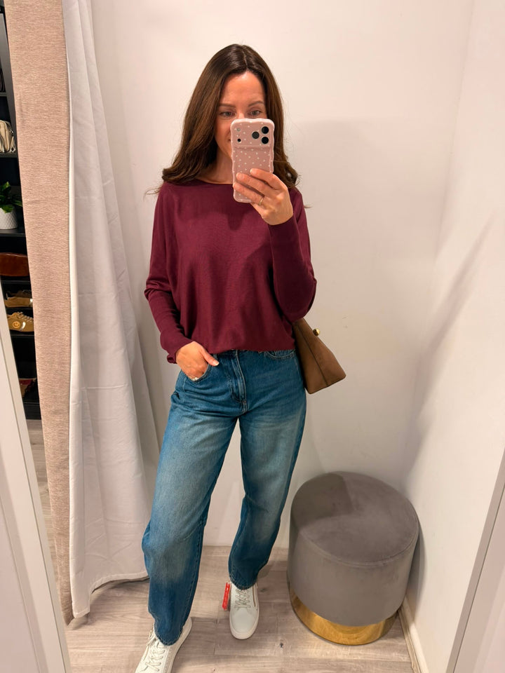 Morla Batwing Jumper - Fig