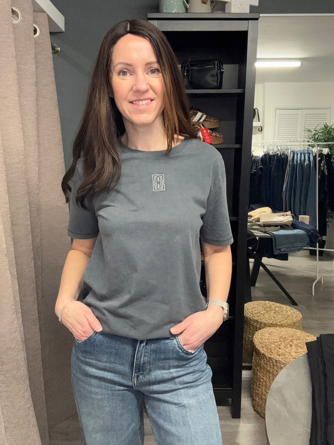 Nica T-shirt - Washed Black