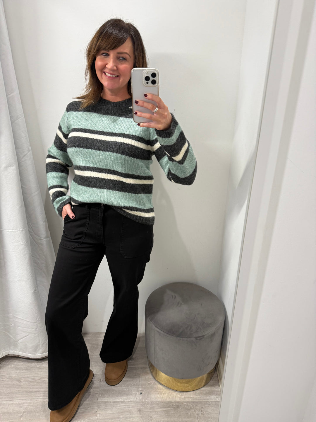 Toxik Jodie Wide Leg Jeans - Black