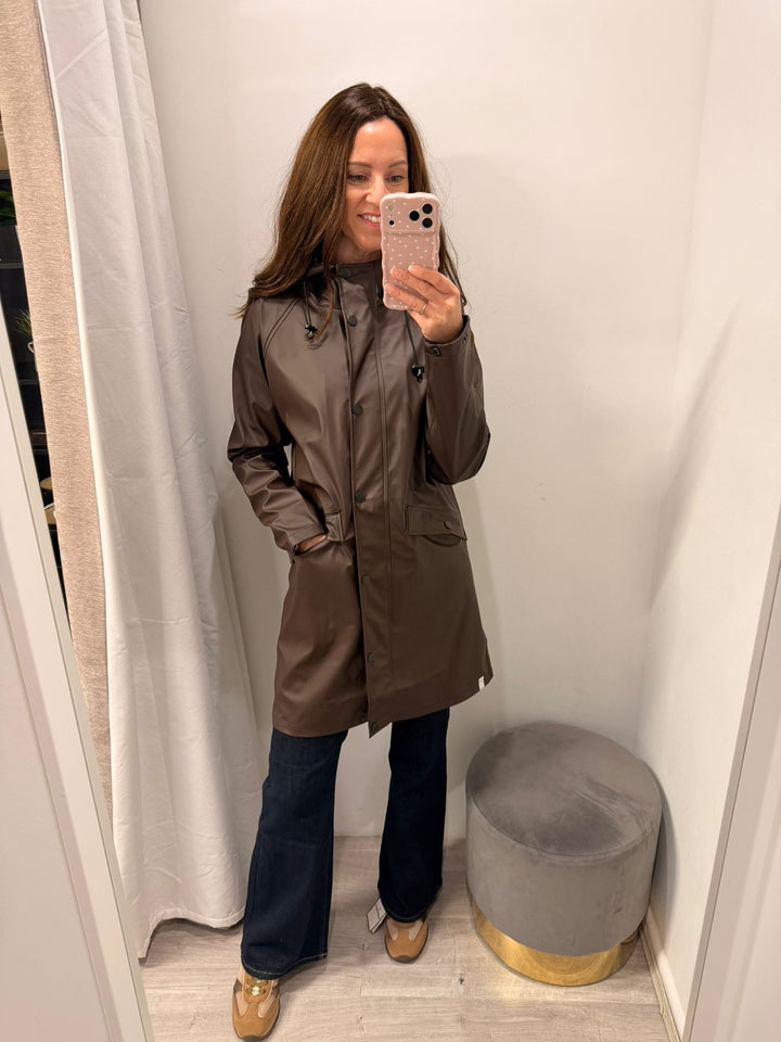 Tazi Rain Jacket - Mole Brown