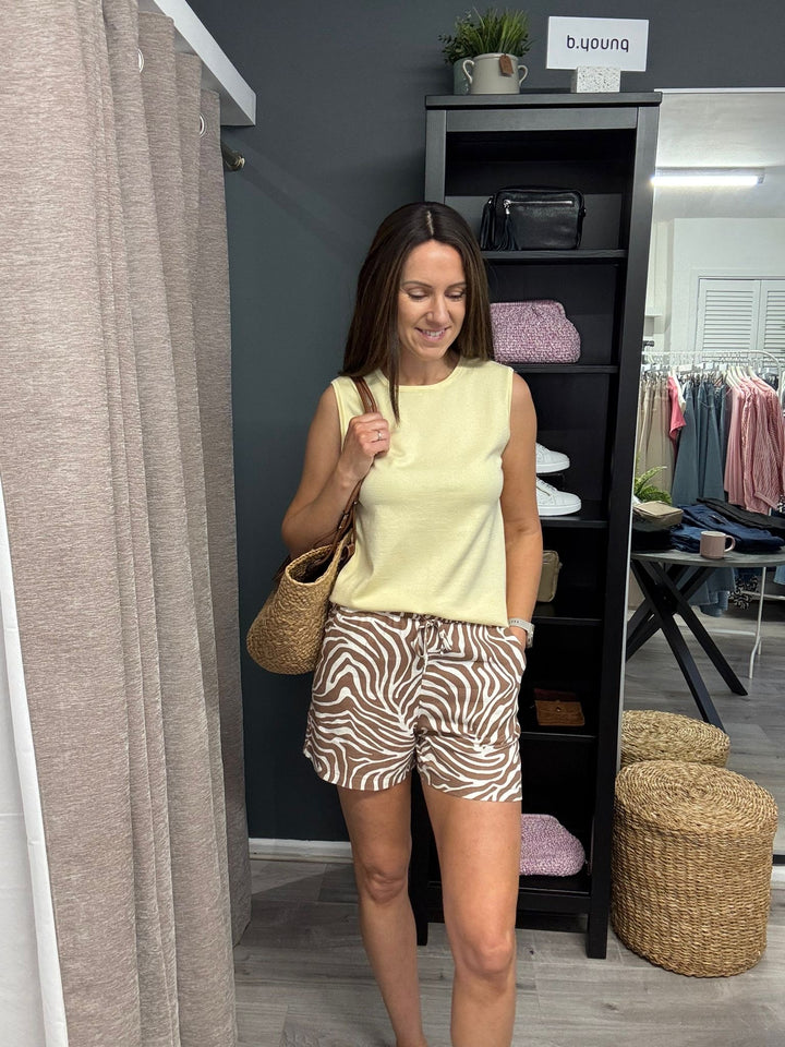 Falakka Shorts - Animal Brown