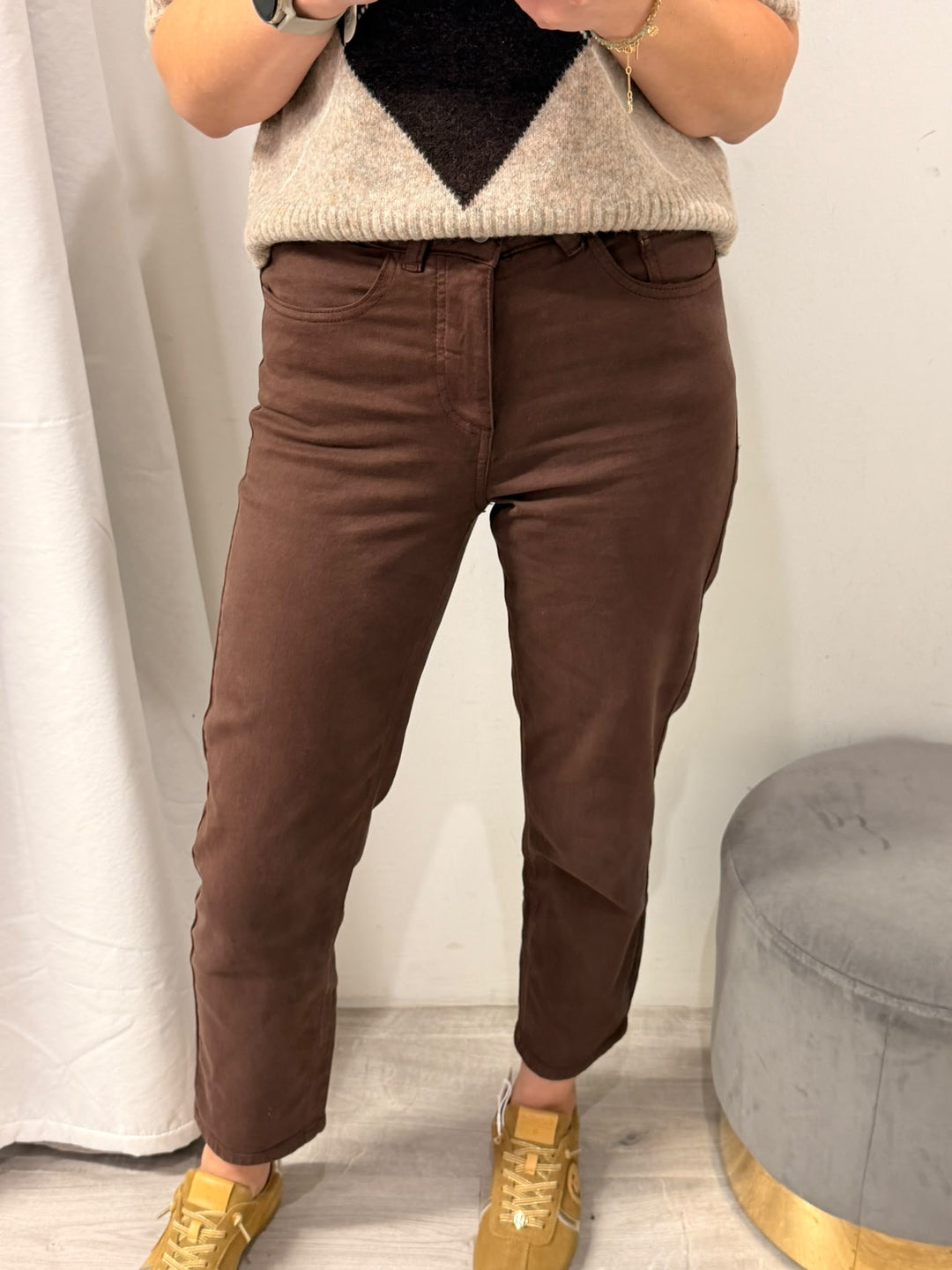Ziggy Raven Cropped Jeans - Java