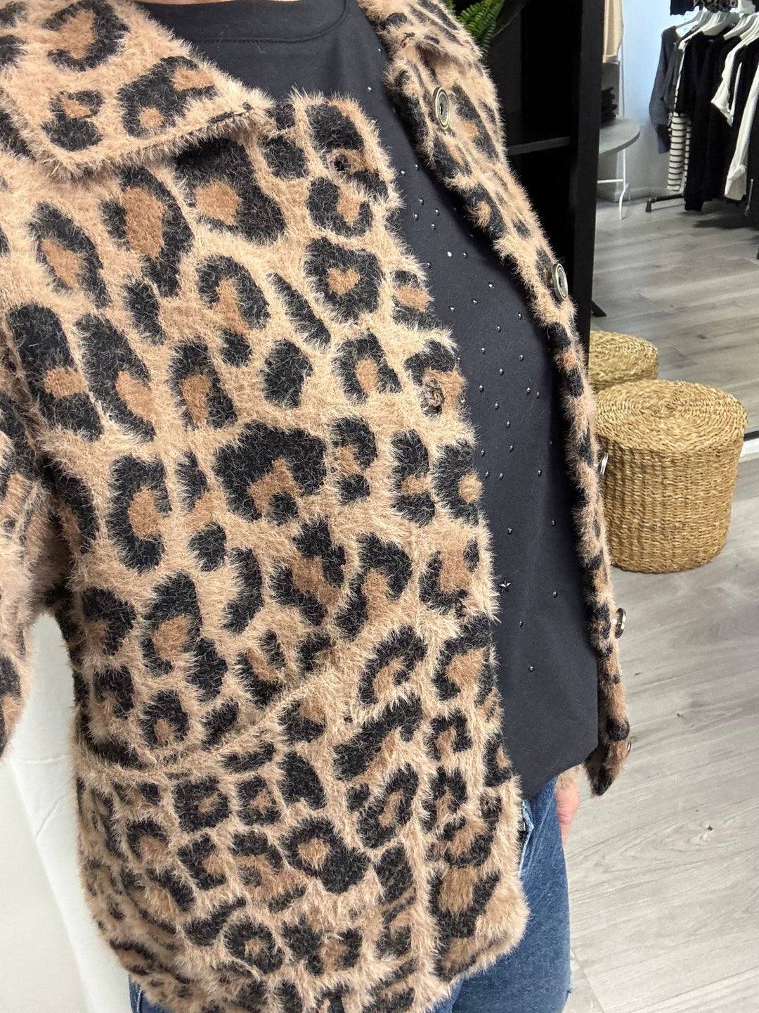 Bubbly Jacket - Leopard Print