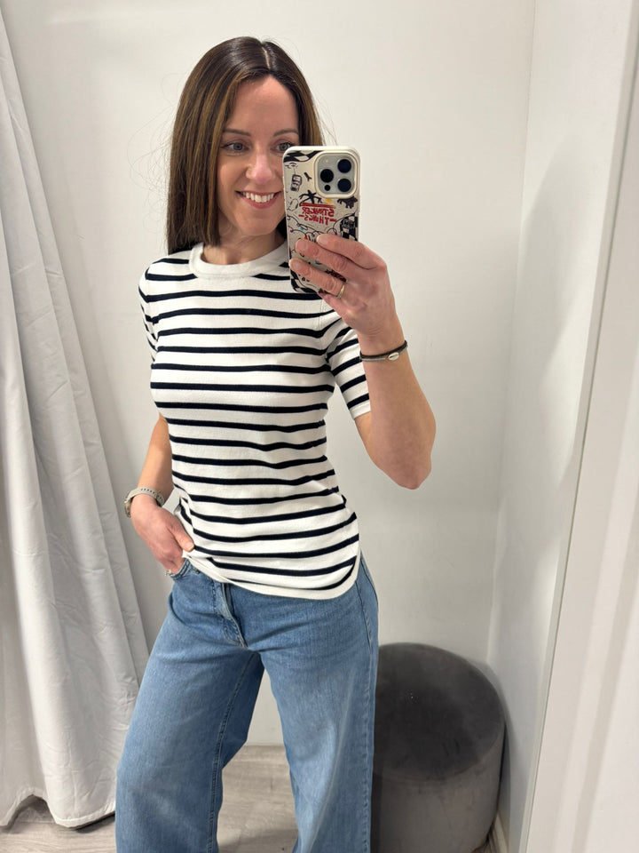 Luls SS Jumper - Navy Stripe