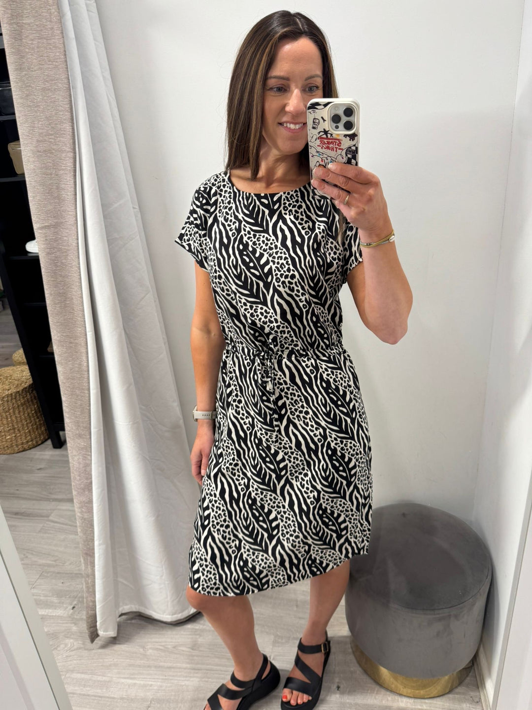 Joella Oneck Dress - Black