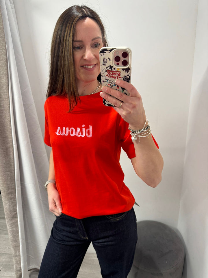 Lomoni T-Shirt - Fiery Red