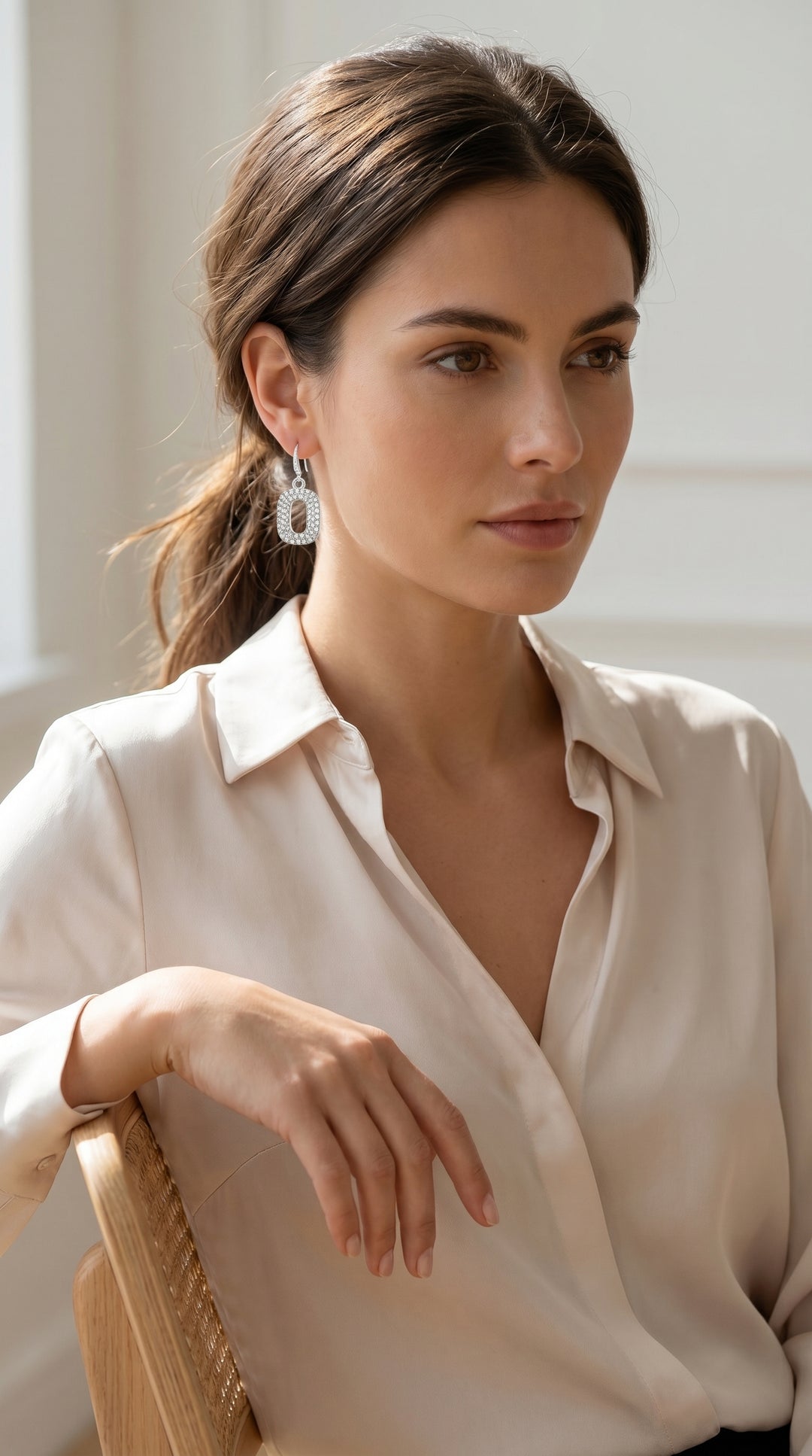 Alba Earrings - Silver