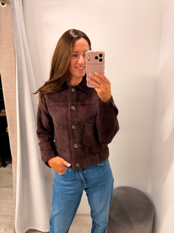 Bubbly Jacket - Fudge Cloak