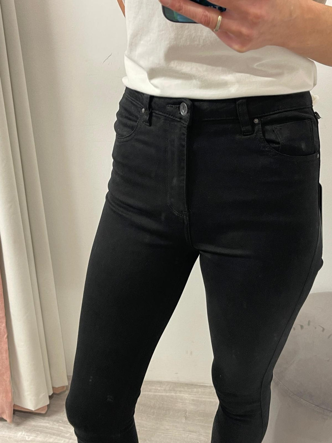 Jeans Skinny Rétro A Vita Alta - Nero | 's® IT - Foto 9