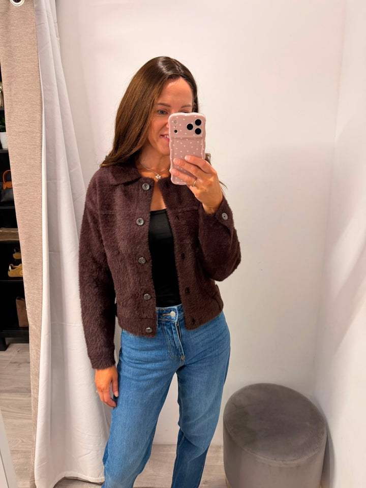 Bubbly Jacket - Fudge Cloak
