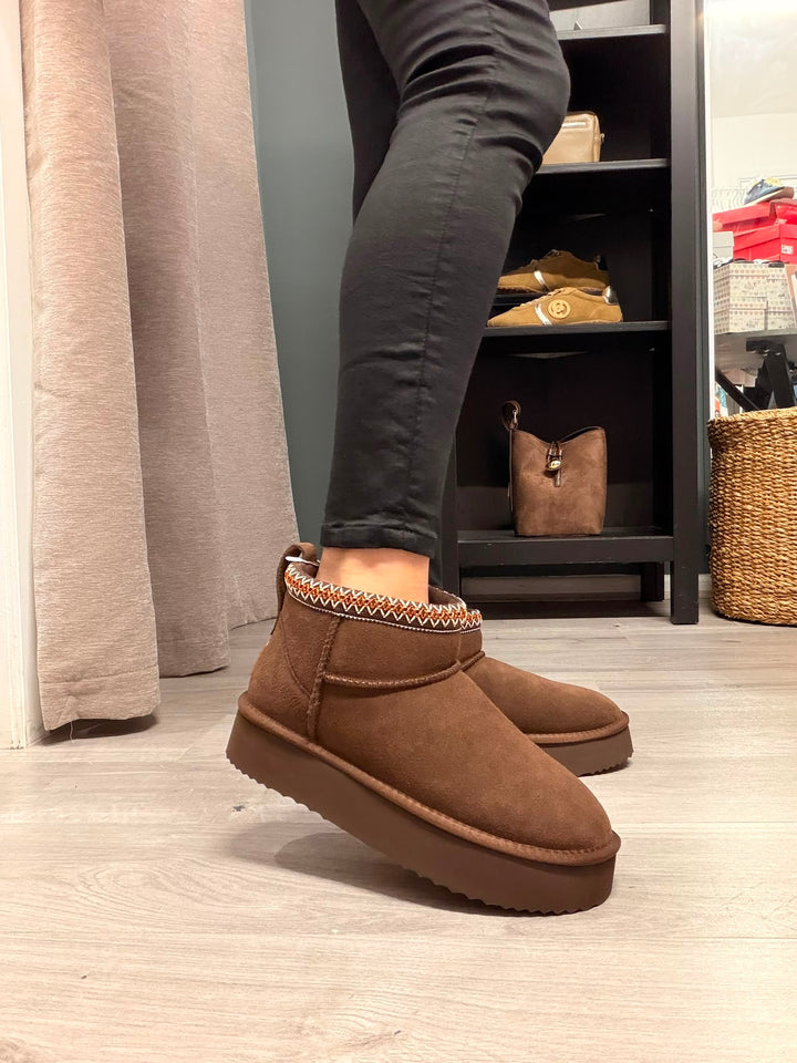 Carmela Ayla Boots - Chocolate