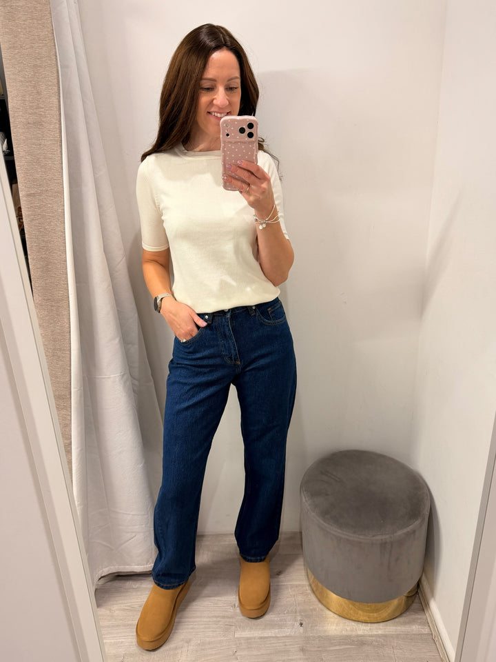 Kajane Straight Jeans - Dark
