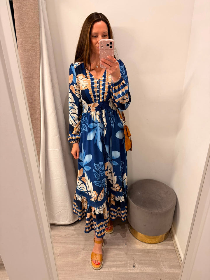 Luna Dress - Blue