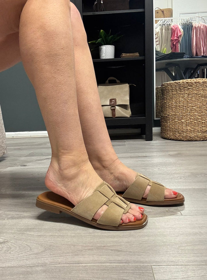 Arena Suede Sandals