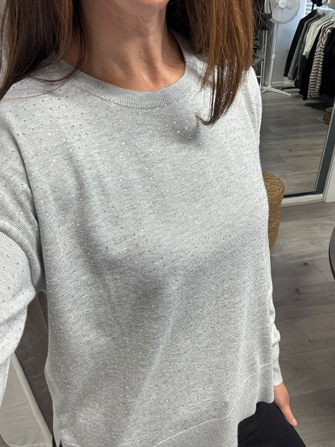 Sara Rhinstone Pullover