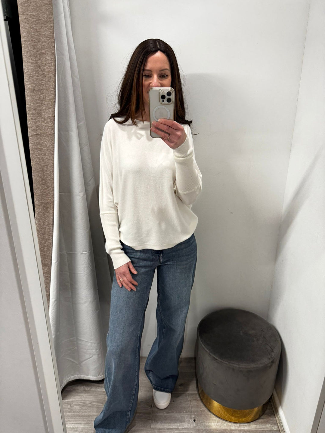 Morla Batwing Jumper - Marshmallow