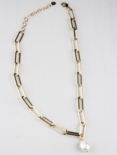 Load image into Gallery viewer, Hudson Pearl Necklace - Gold Plated
