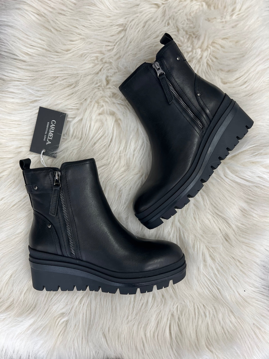 Carmela Wedge Boots