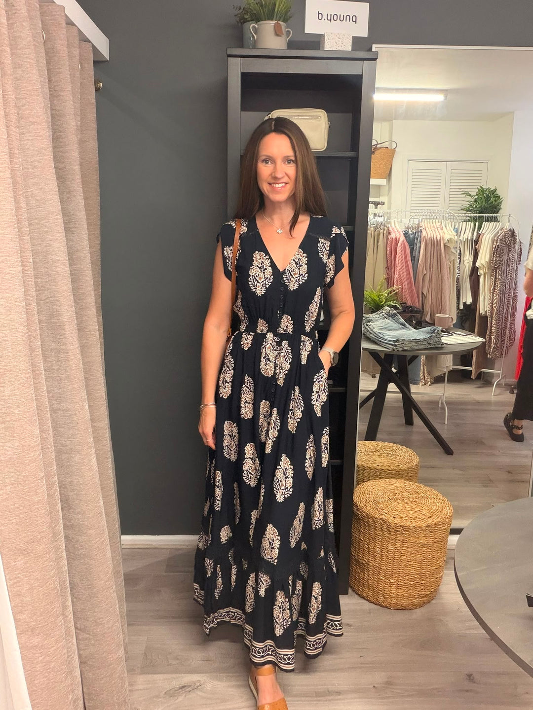 Ciara Midaxi Dress - Midnight Cove