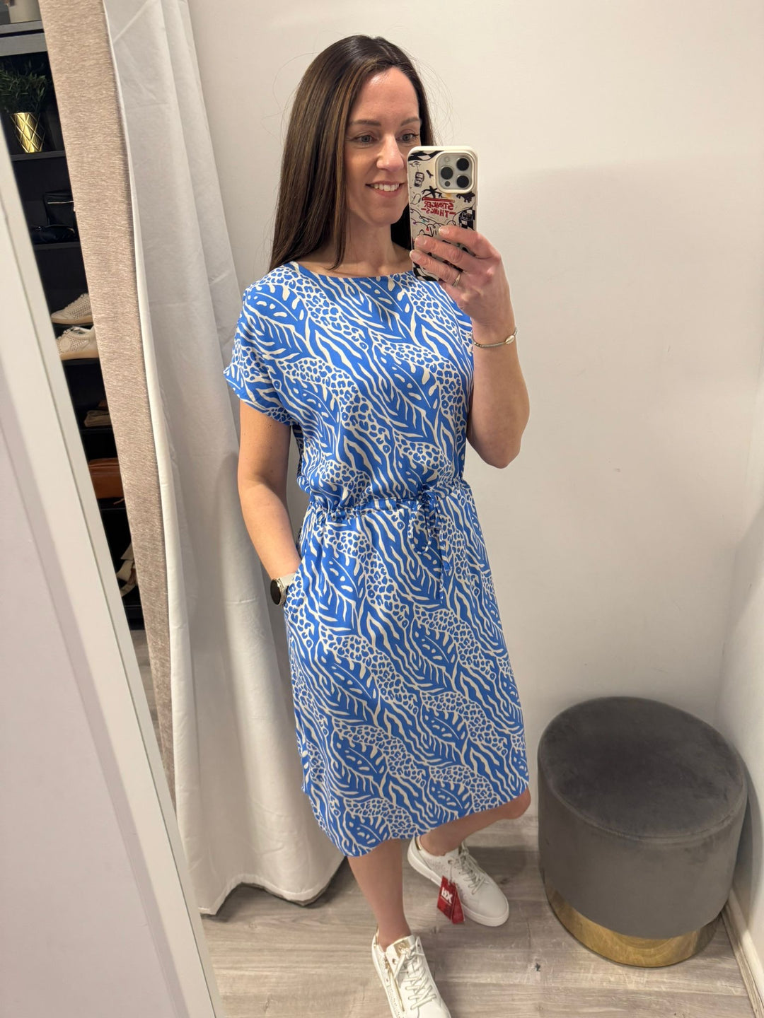 Joella Oneck Dress - Nebulas Blue