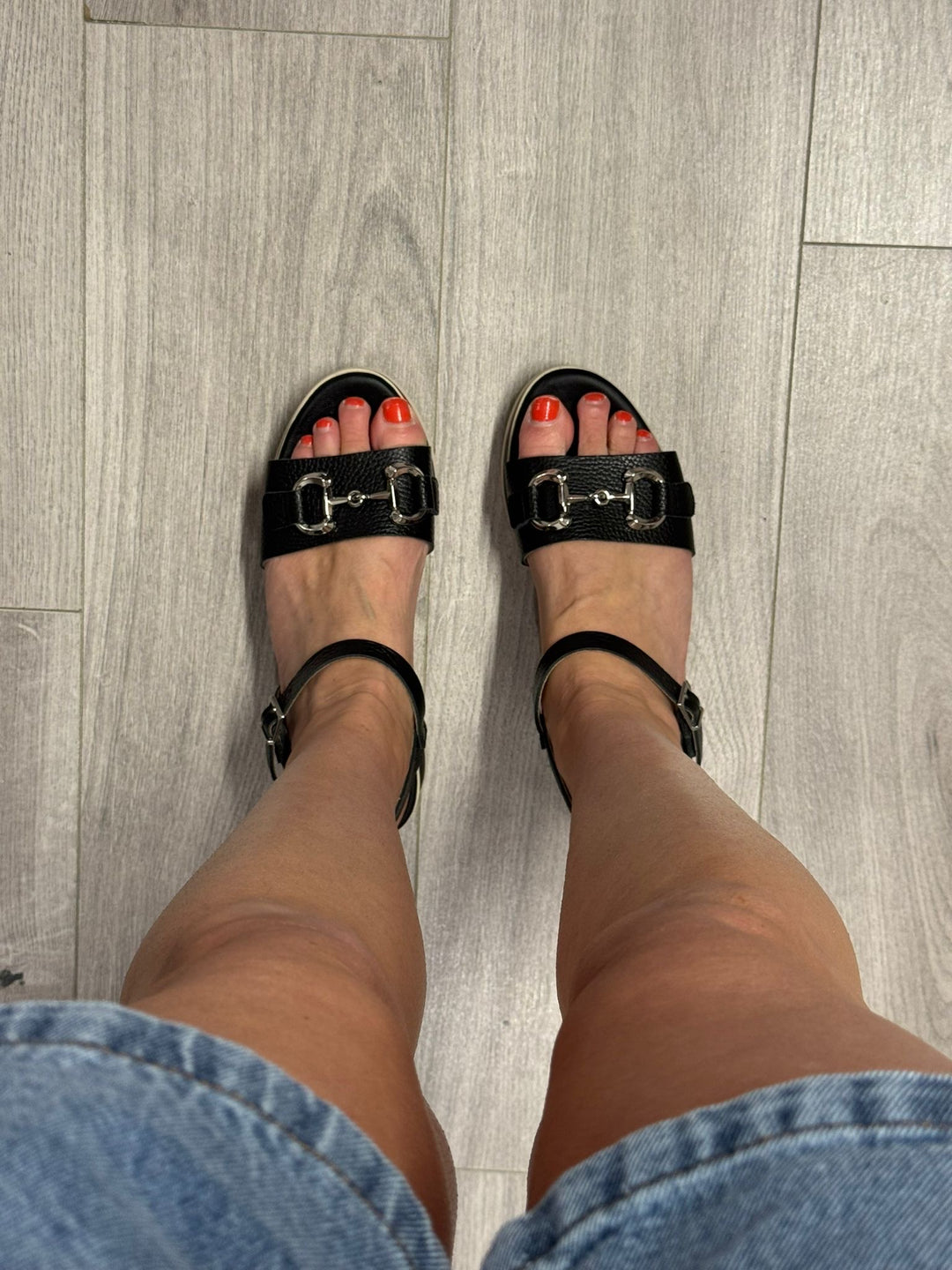 Emmie Leather Wedges
