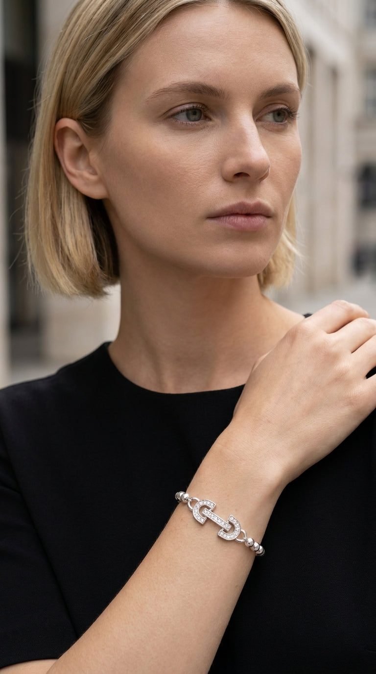 Maya Silver Sparkle Bracelet