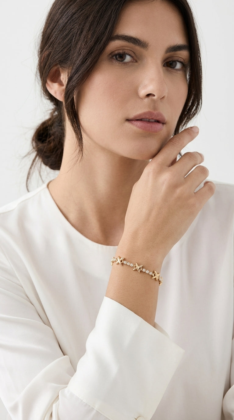 Cruz Gold Bracelet