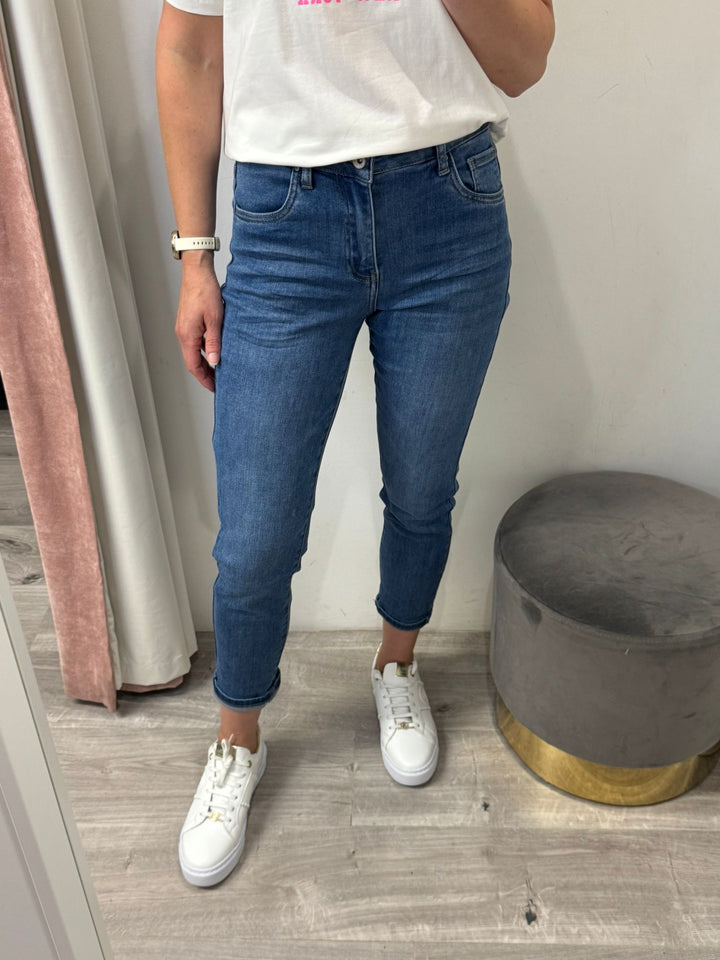 Toxik Boyfriend Jeans - Mid Wash