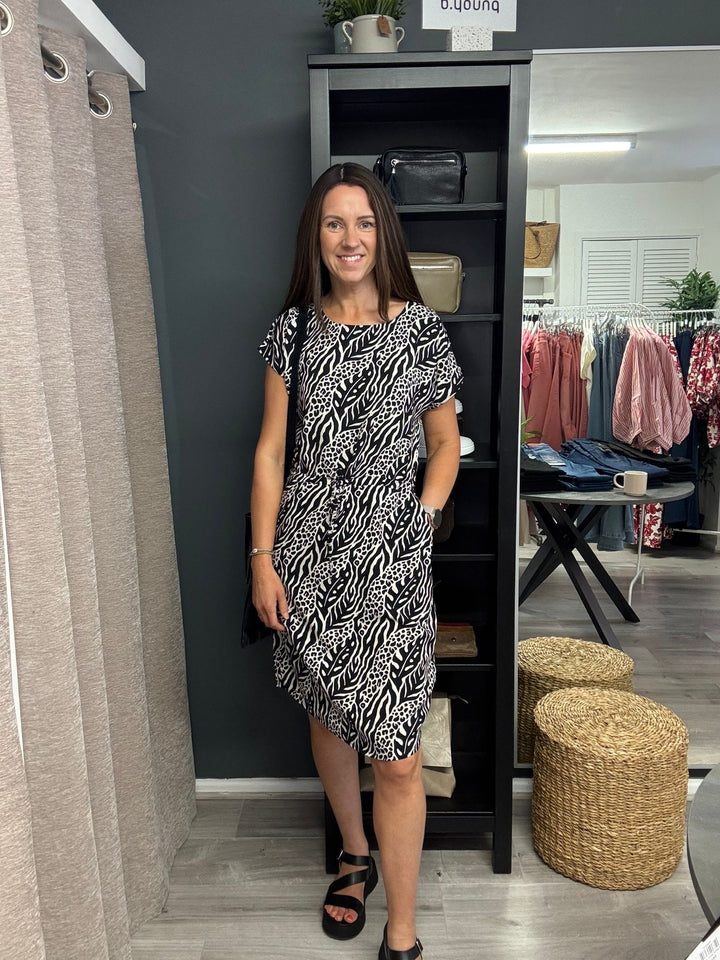 Joella Oneck Dress - Black