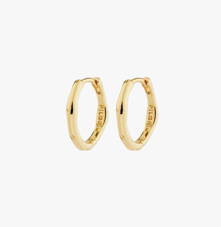 Nova Small Hoops - Gold Plated