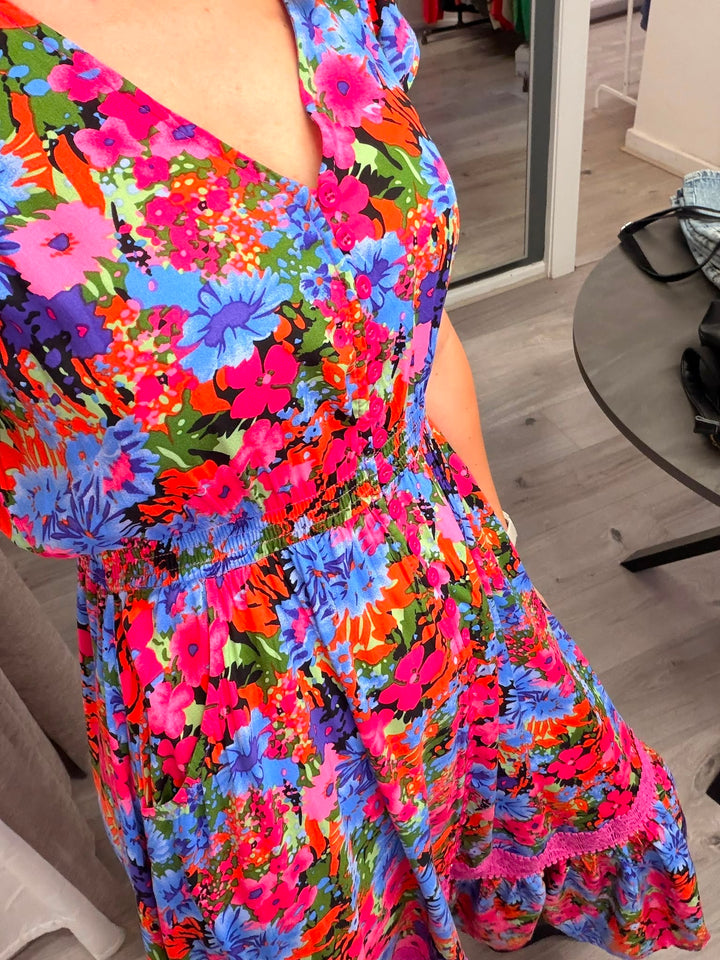 Ciara Midi Dress - Festival Floral