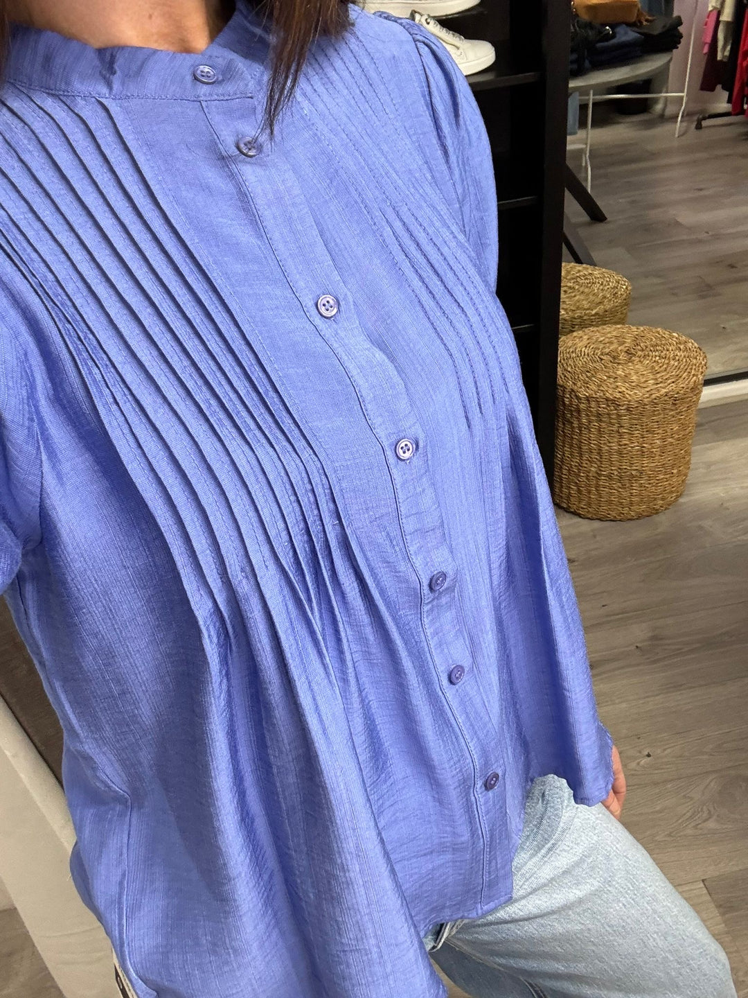 Wilma Shirt - Wedgewood