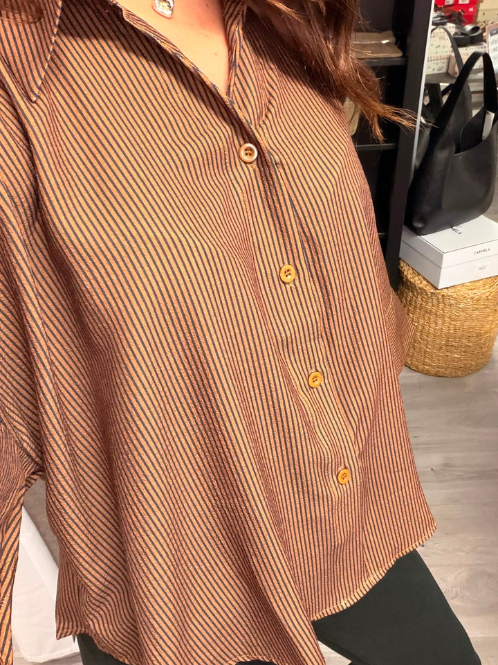 Lucia Shirt - Chocolate