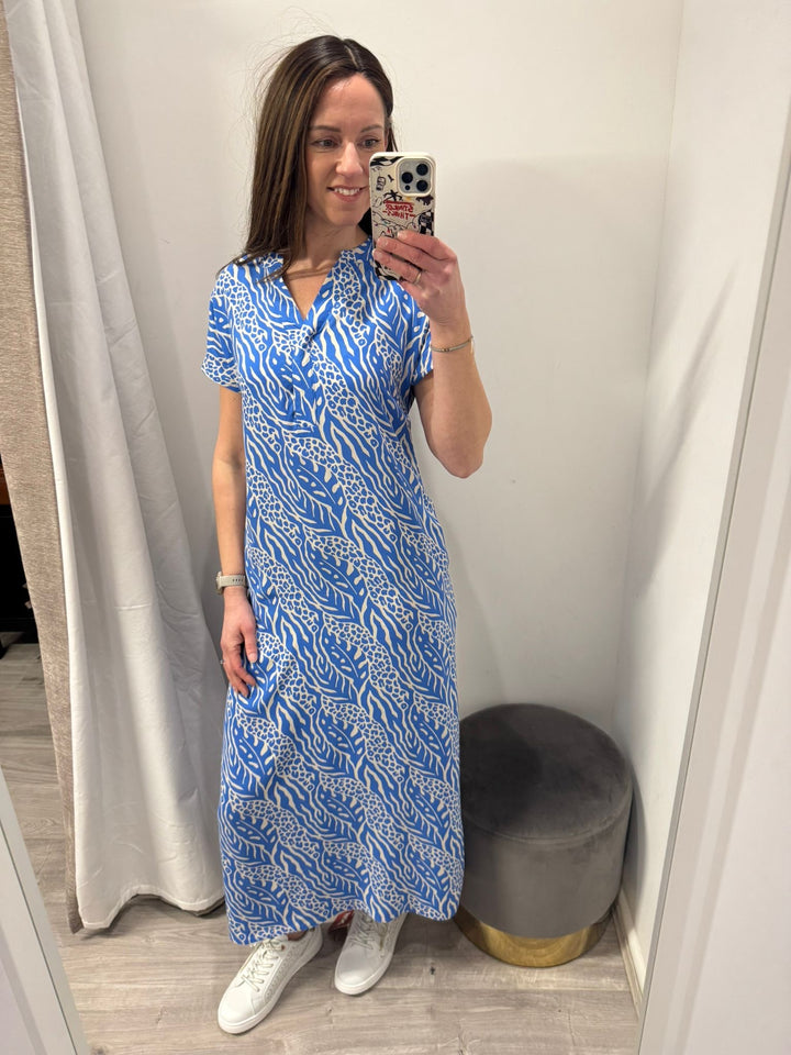Joella Midi Dress - Nebulas Blue