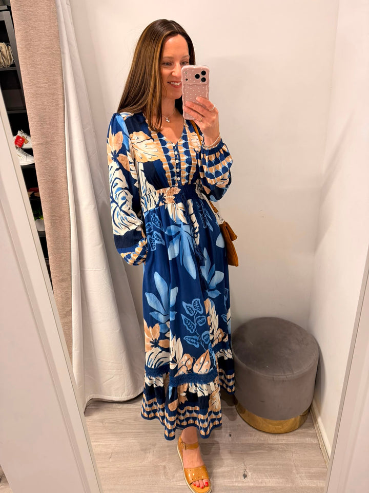 Luna Dress - Blue