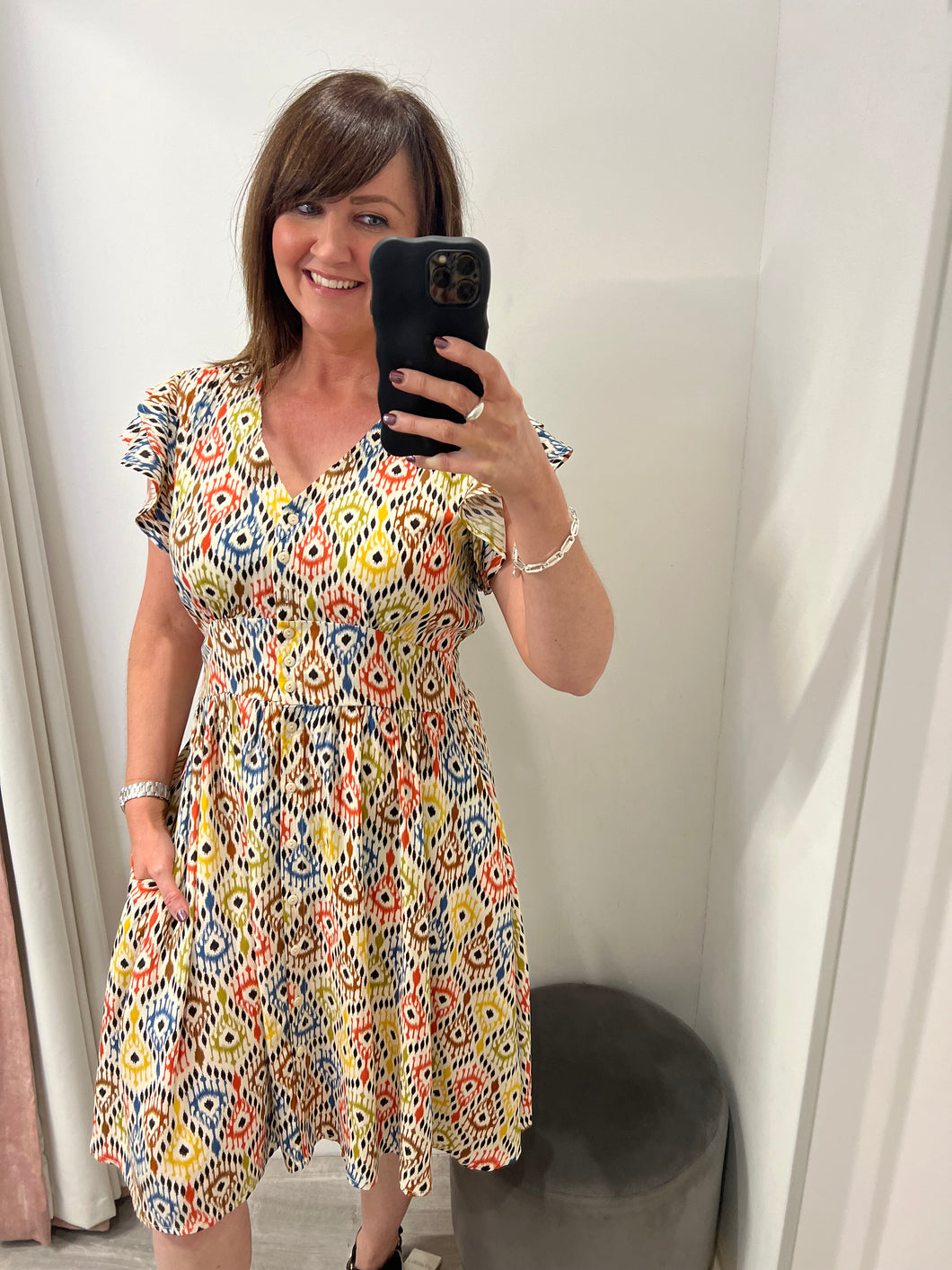 Polly Dress - Abstract