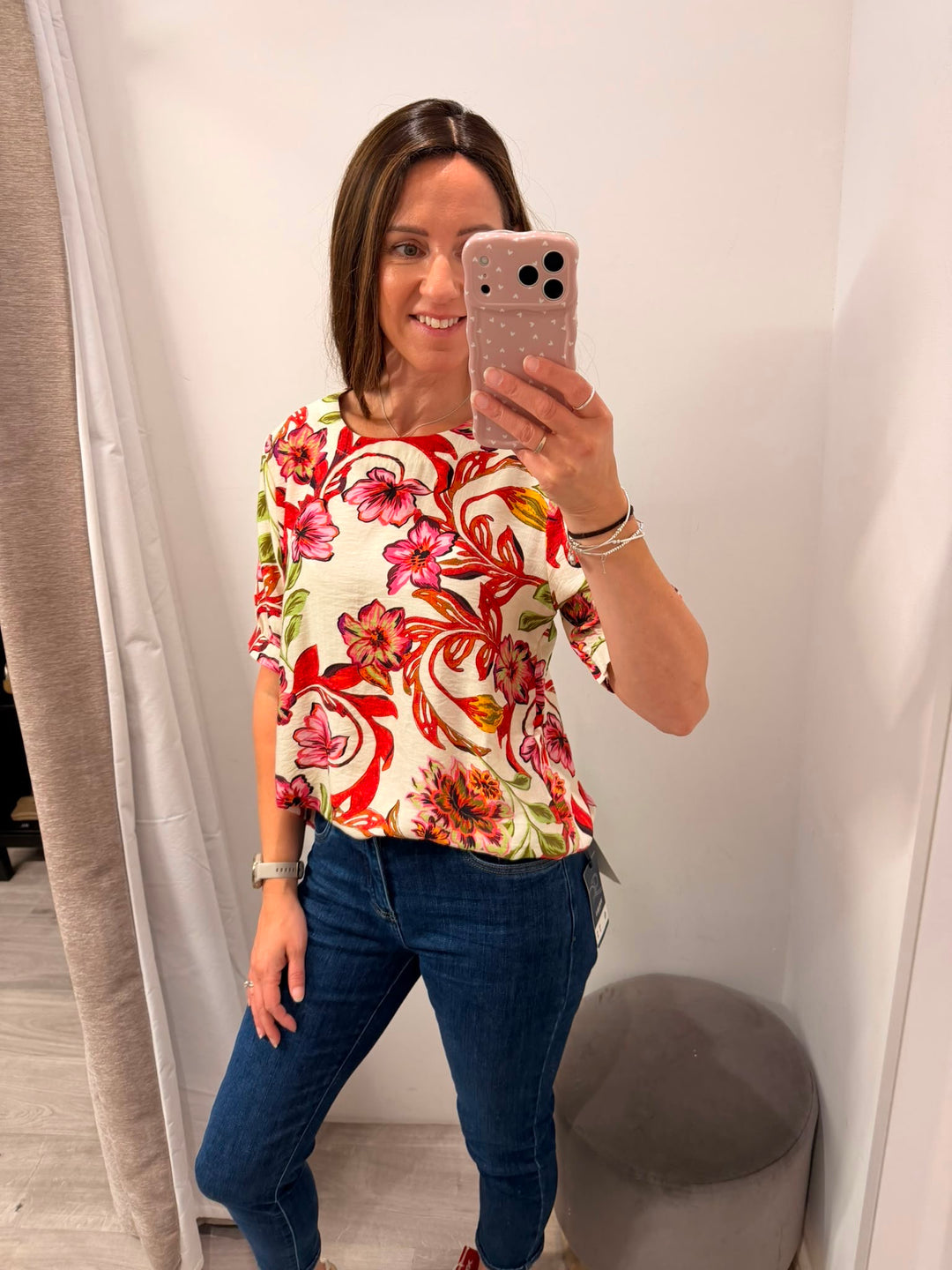 Freda Blouse - Vibrant Floral
