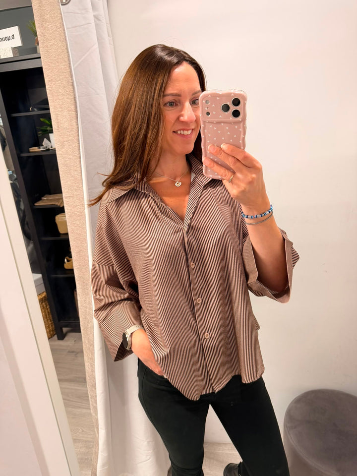 Lucia Shirt - Taupe