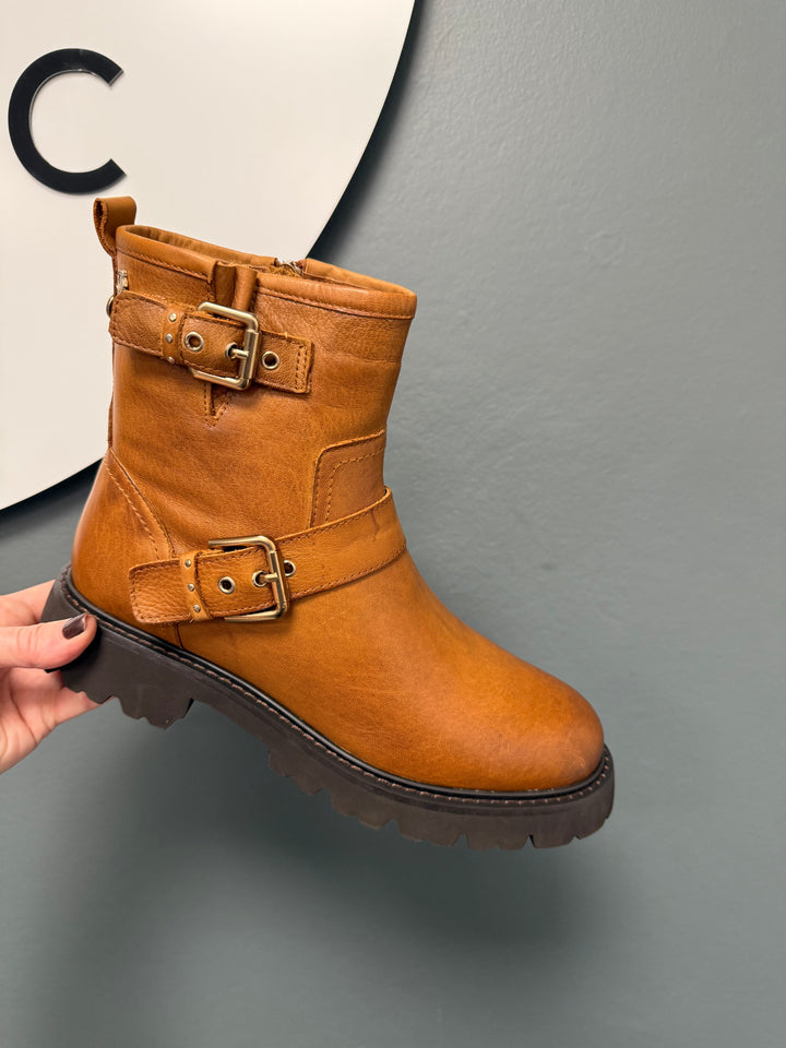 Carmela Buckle Detail Boots