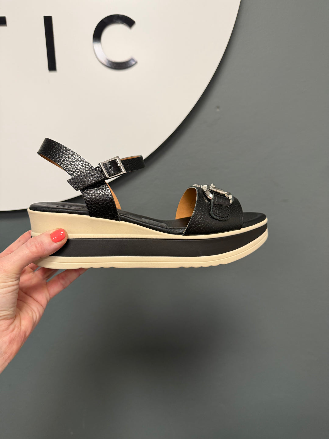 Emmie Leather Wedges