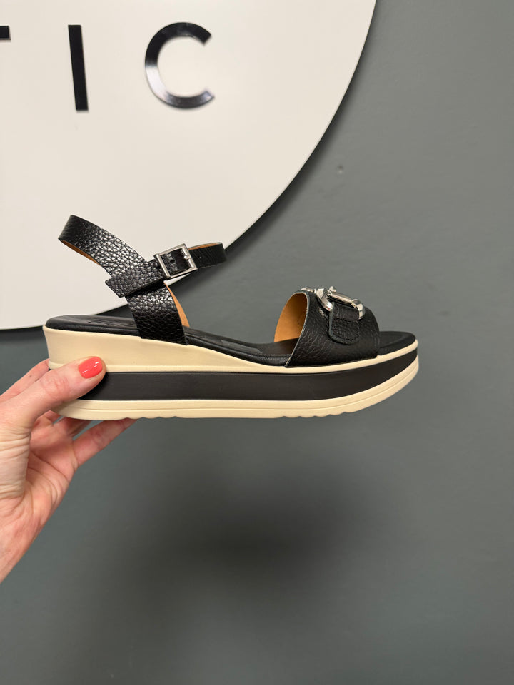 Emmie Leather Wedges
