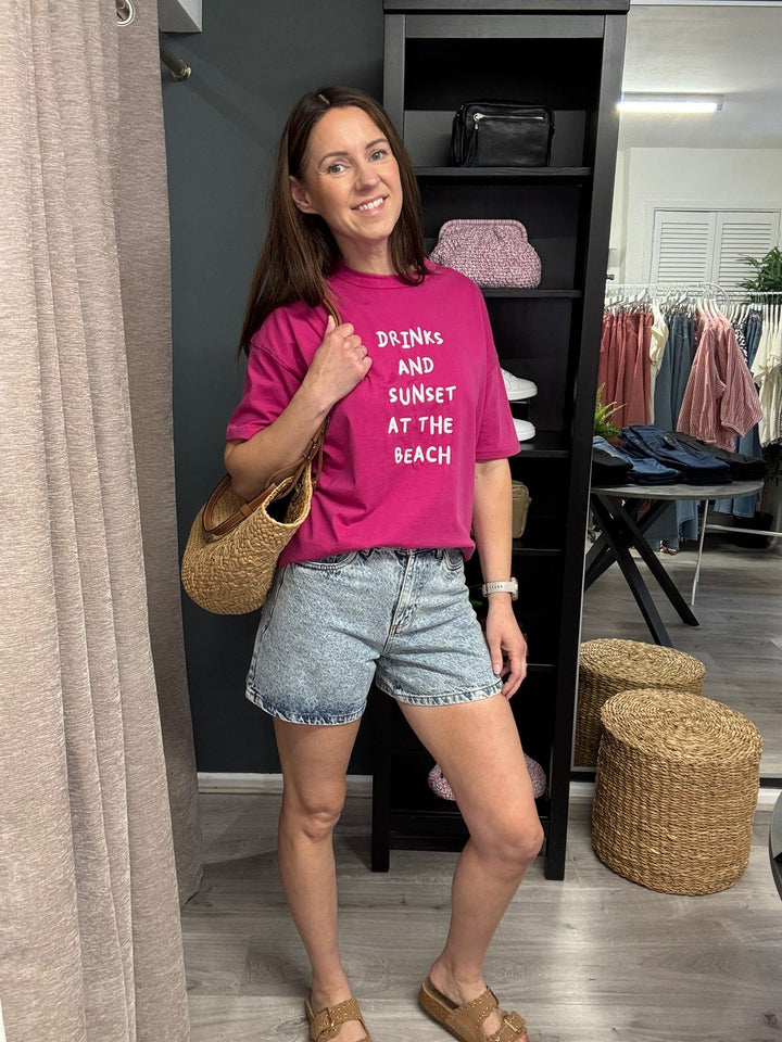 Aveny Shorts - Bleached Denim