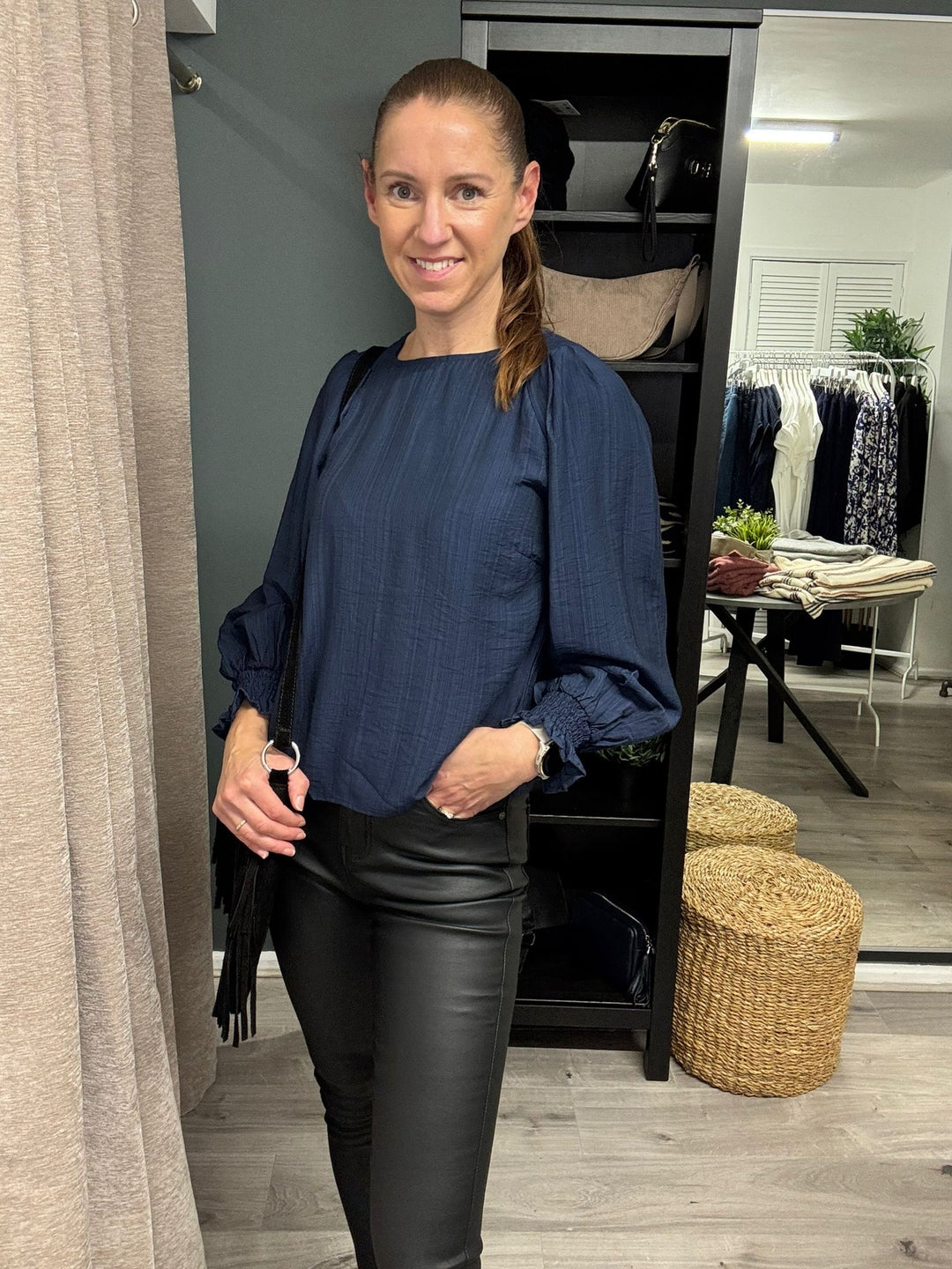 Wilma Blouse - Total Eclipse