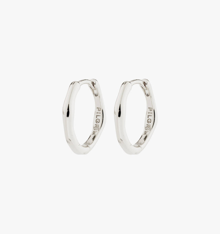 Nova Small Hoops - Silver Plated