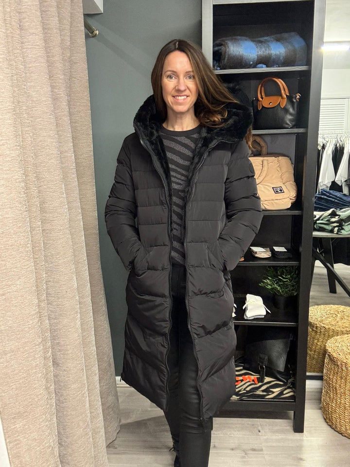 Keila Faux Fur Lined Coat