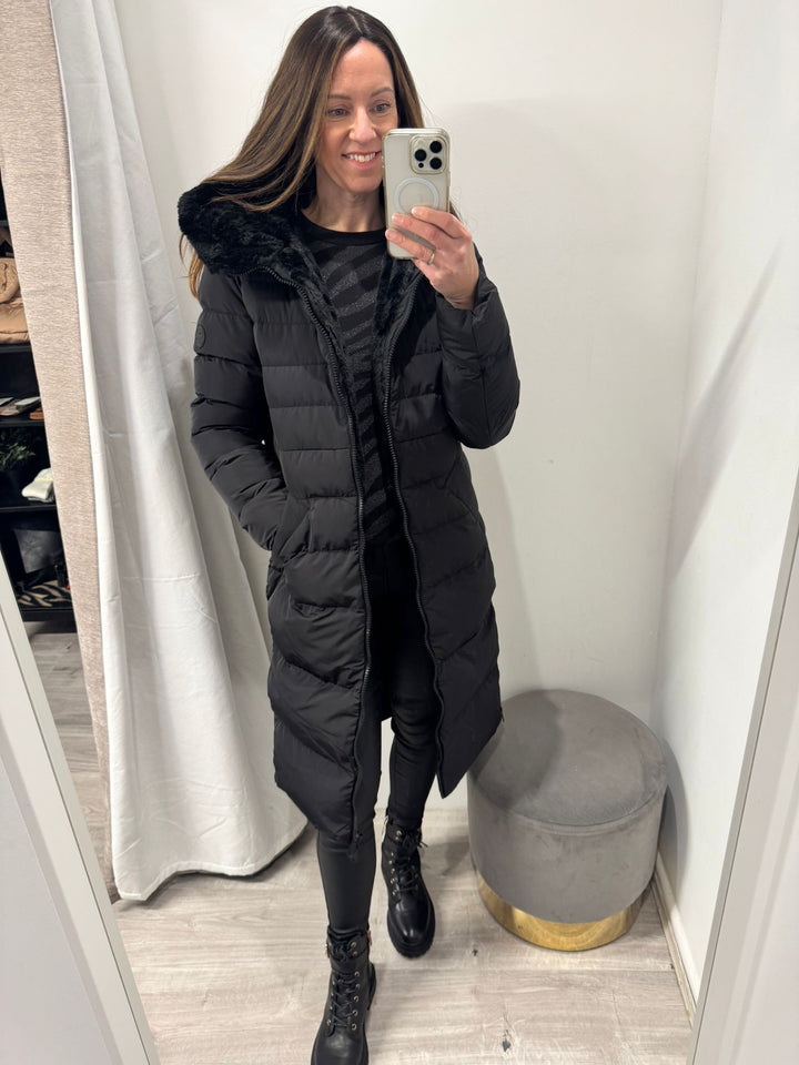 Keila Faux Fur Lined Coat