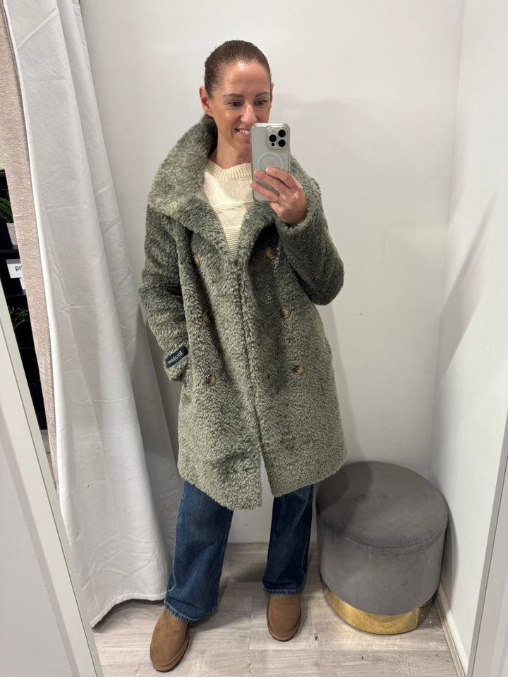Ena Coat - Green Ash