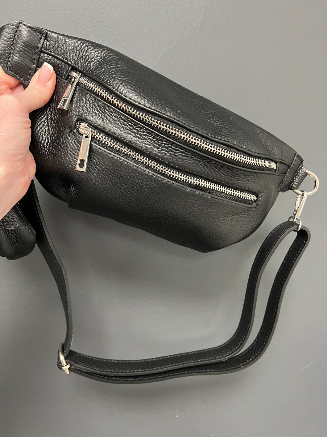 Mae Leather Crossbody Bag with Purse
