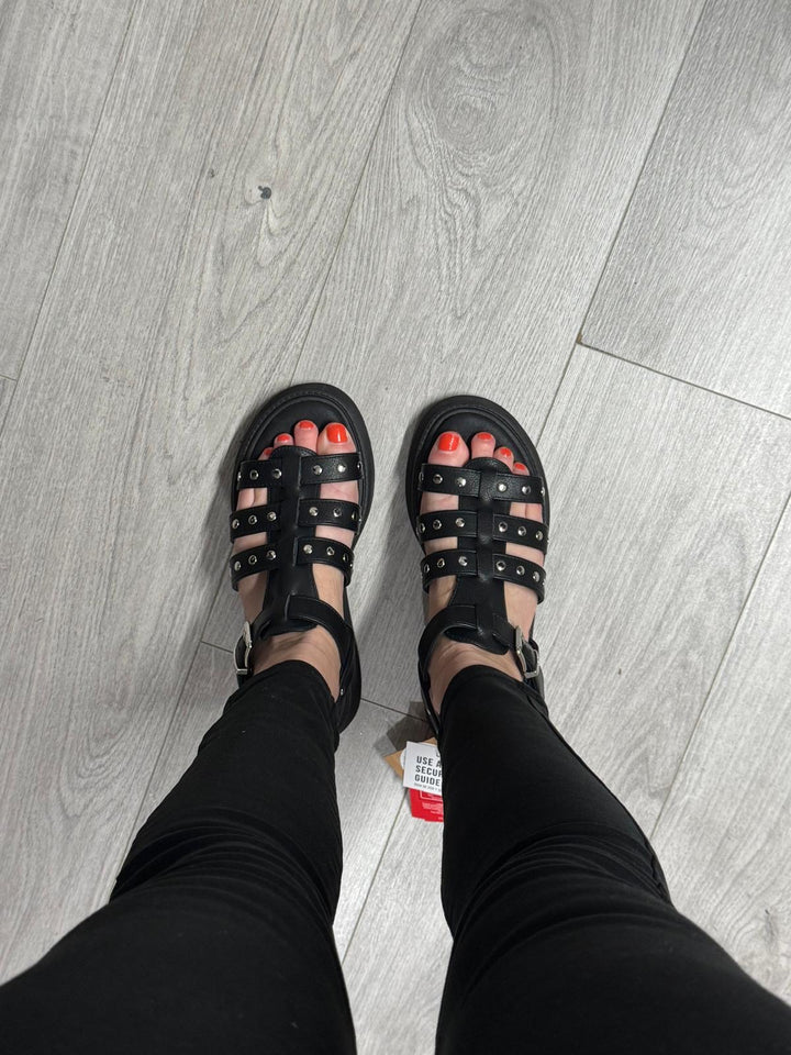 Xti Stud Detail Sandals