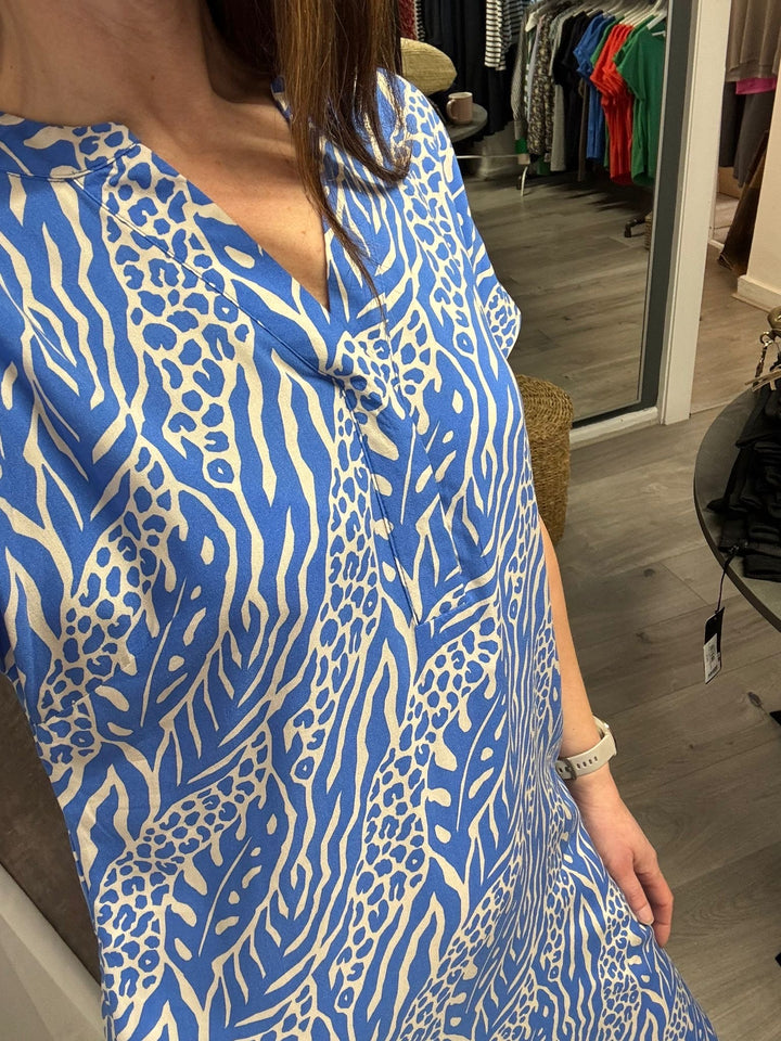 Joella Midi Dress - Nebulas Blue